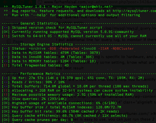 mysqltuner